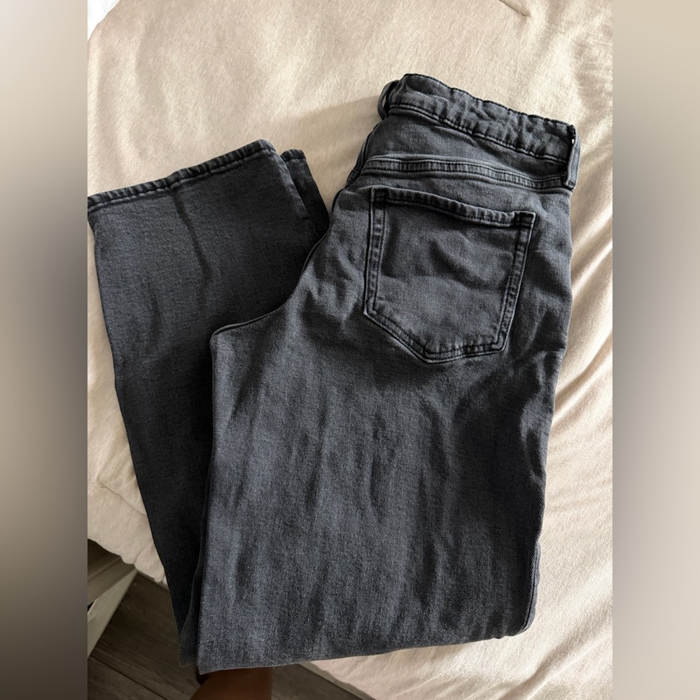 Old Navy High-Rise Loose Jeans in Charcoal Black